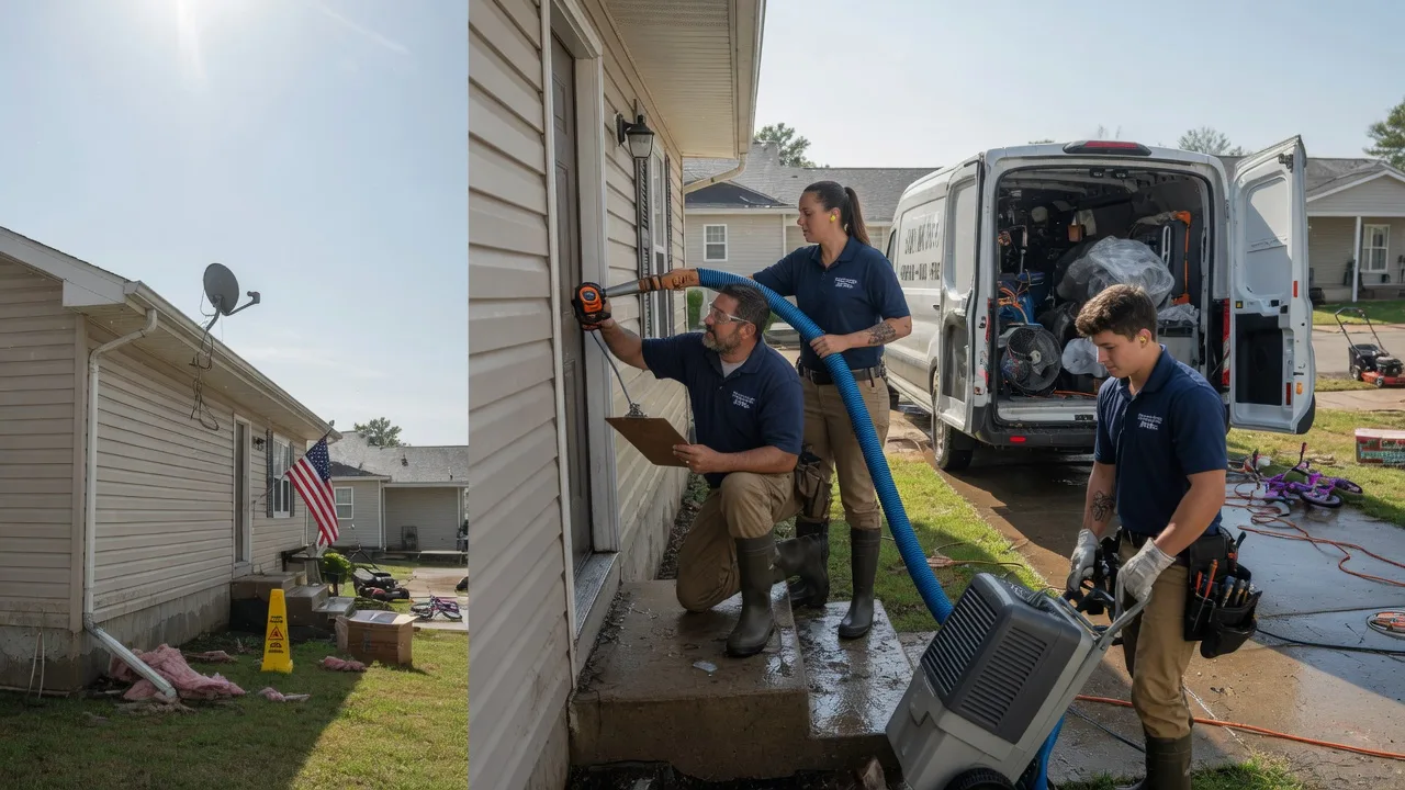 Ceiling Water Damage Restoration in Greensburg, KS near me